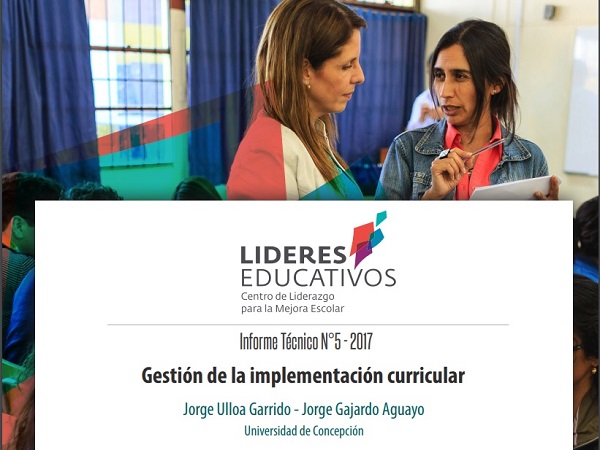 Artículo de interés: «Gestión de la implementación curricular”