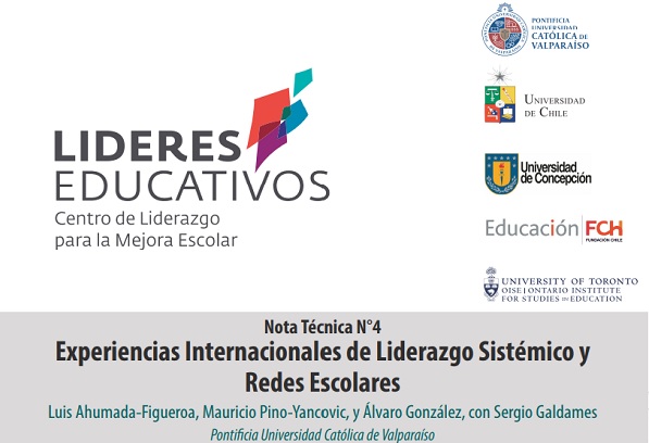Artículo de interés: «Experiencias internacionales de Liderazgo Sistémico y Redes Escolares»
