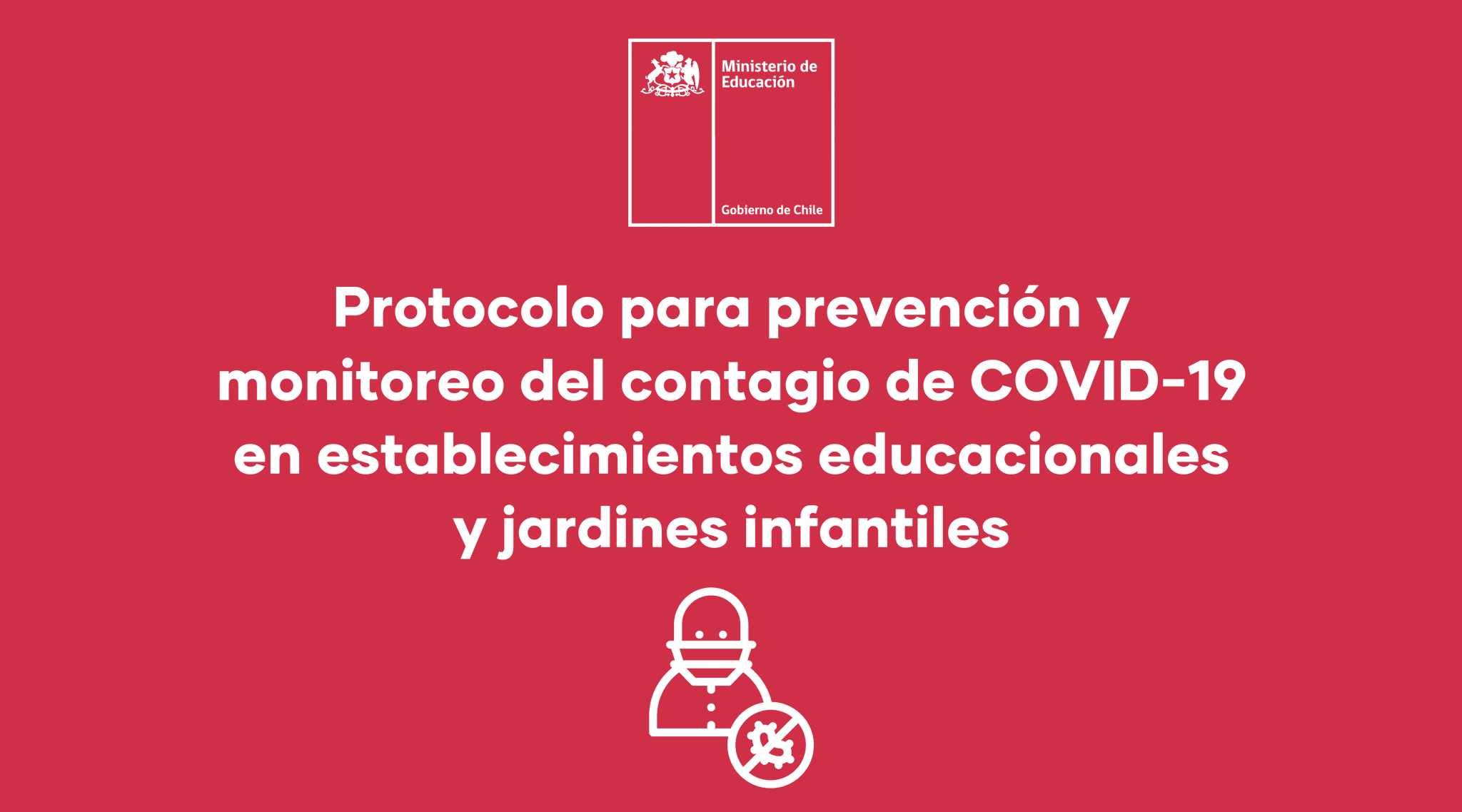 Conoce el protocolo Coronavirus para establecimientos educacionales y jardines infantiles