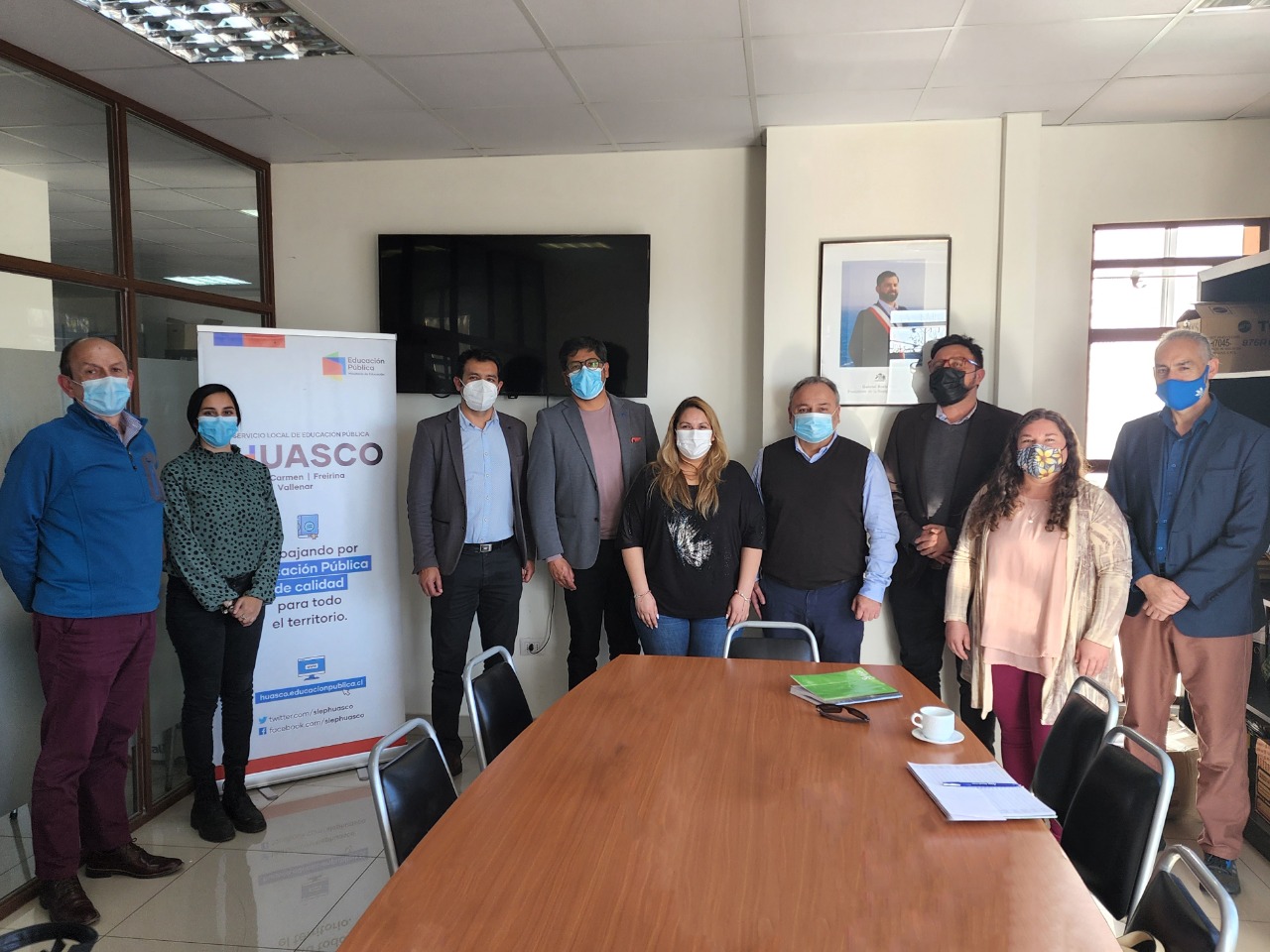 DIRECTOR (S) DE EDUCACIÓN PÚBLICA VISITÓ LA  PROVINCIA DEL HUASCO PARA TRABAJAR EN TERRENO POR EL FORTALECIMIENTO DE LA EDUCACIÓN PÚBLICA
